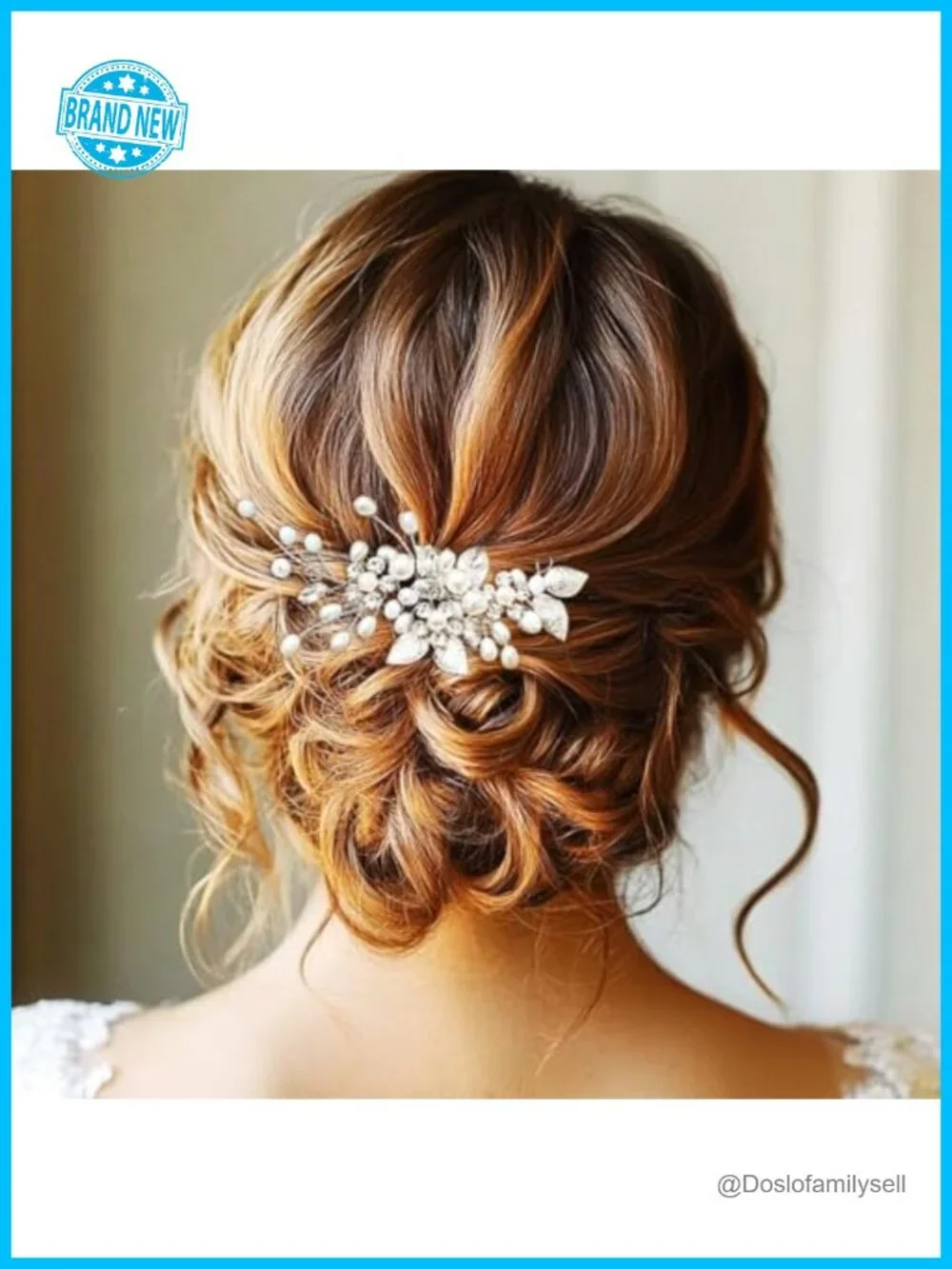 Wedding Hair Vine Pearl Bridal Headpiece Leaf Hair Accessory